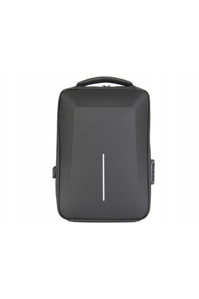 CRACOS Laptop backpack, Cracos, 44x32x12, black, multiple compartments, USB p...