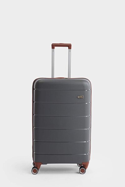 DeFacto Unisex Sert Kapaklı Büyük Valiz H2405AXNS