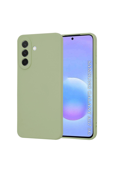 Techsuit Husă pentru Samsung Galaxy A57 5G, SoftFlex, protecție antișoc, verde