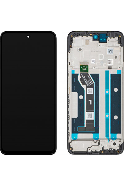 Motorola Display cu touchscreen Moto G17/ G17 Power, cu ramă, Bleumarin (Pant...