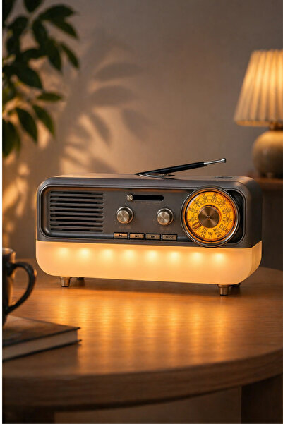Blackbird Game Center Meier MD-1314BT Gri Nostaljik Radyo - Bluetooth 5.4, Gi...