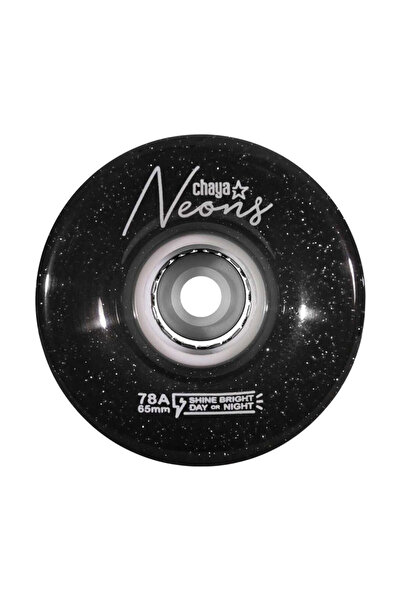 Chaya ΝΕΟΝ LED ΜΑΥΡΕΣ ΤΡΟΧΟΙ 65ΧΙΛ - ΛΕΥΚΟ/ΜΑΥΡΟ