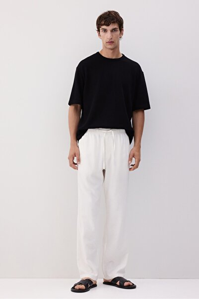 H&M Keten Karışımlı Pantolon Relaxed Fit