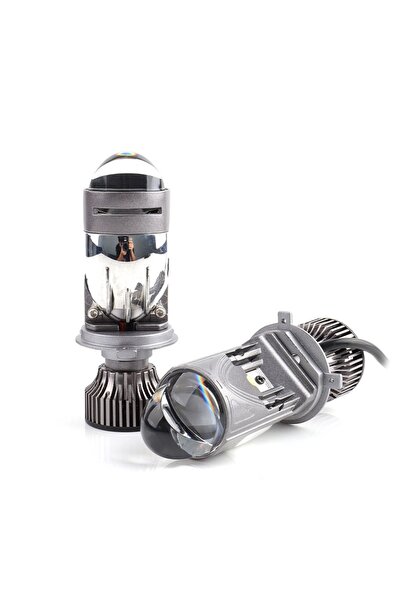 FORTİCO H4 Mercekli Led Far Ampulü PremiumMERCEK 20.000 Lümen Şimşek Etkili K...