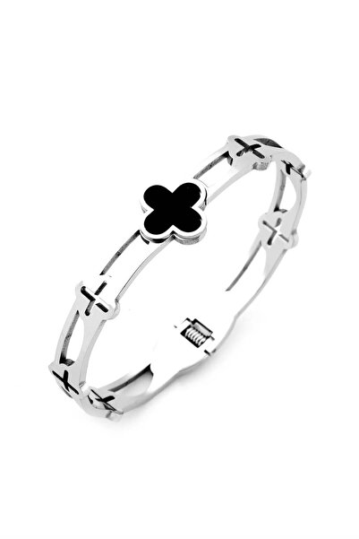 Bozhi Bracelet Stainless Steel Silver Elegant Gift Handcuffs