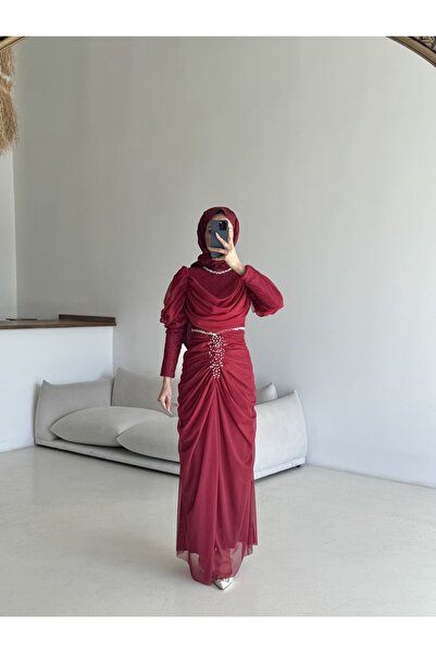 winessa moda Yaprak Abiye