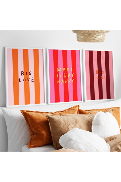 NT Handmade Πλαστικοποιημένο PVC με προστασία UV Make Today Happy Ζωγραφική Τ...