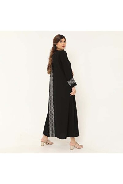 MALAK Ruffled Embellished Abaya