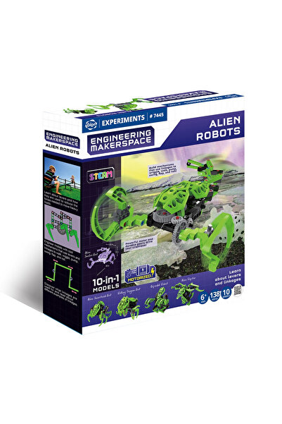 Gigo Toys STEM комплект за изграждане на роботи-извънземни,