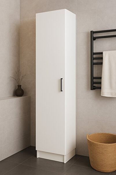 St Morritz Modern Tek Kapaklı Dolap 149x36x25