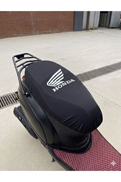 labaxe Black Background White Hnd Pattern Combed Cotton Motorcycle Cover - 50...