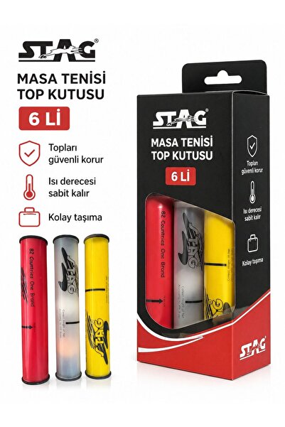STAG MASA TENİSİ TOP KUTUSU 6 LI