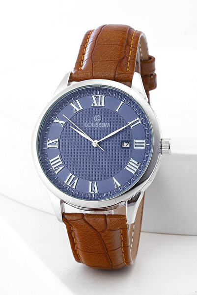 Coliseum CLS112-EKT-06 ERKEK KAYIS TAKVIMLI TEK SAAT