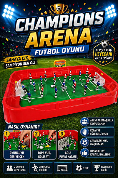 Doğan Oyuncak Dünyası لعبة كرة القدم تشامبيونز أرينا - لعبة مباريات كرة القدم...