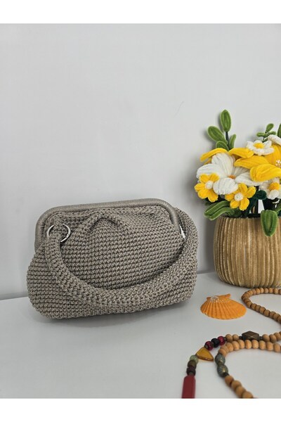 Glow Hand Knitted Arm Bag