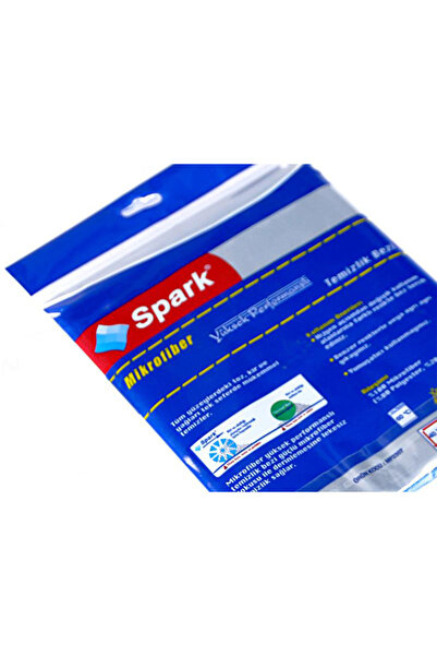 Alezy Spark MP2307 Yüksek Performanslı Mikrofiber Temizlik Bezi 40x40 cm Poşetli (Karışık Renk)