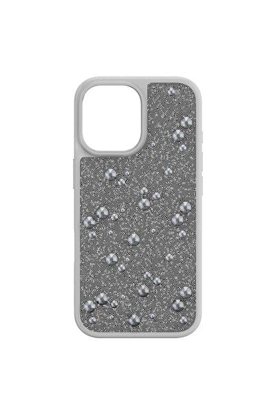 Swarovski High Akilli Telefon Kilifi Flat Back Kristaller Iphone® 17 Gümüş Rengi
