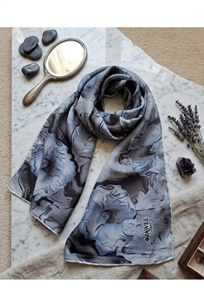 w white stars sports & wear Jawel Şakayık Series Women-Girls Soft Scarf