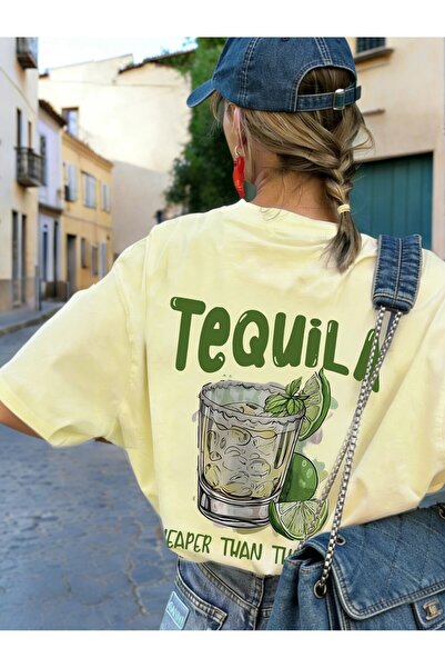 shams style Ananas Baskı Tişoürtü t-shirt (Kadın)