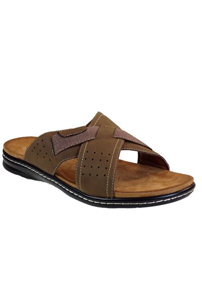 OEM Βagiota Shoes Ανδρικές Παντόφλες 11877-7 Μπέζ