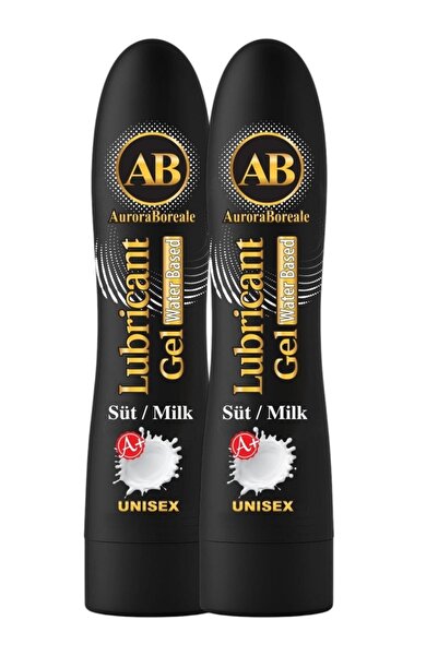 AuroraBoreale Süt Aromalı A plus Kayganlaştırıcı Jel Lubricant Gel 250 ML 2 li Set