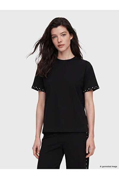 LC Waikiki Black Stone Soft Touch Women's T-Shirt