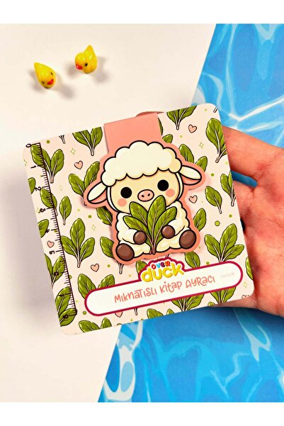 OverDuck Kuzu Kulağı Kuzu Mıknatıslı Kitap Ayracı – Cute Lamb Bookmark