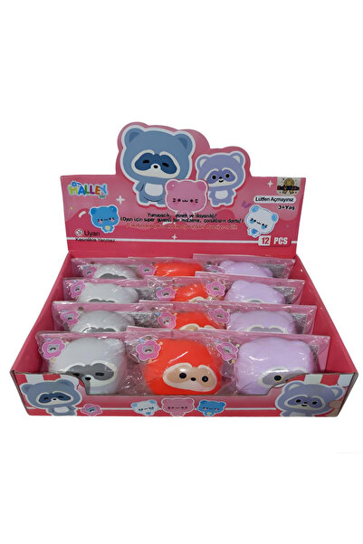 kruxon Sukuşi Yumuşak Stres Atıcı Eğlenceli Sık-Bırak Oyuncak – Rakun Squishy...