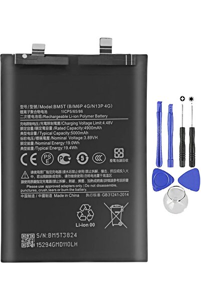 indirimplus Xiaomi Redmi NOTE 13 PRO 4G Batarya+Montaj Seti-BM5T