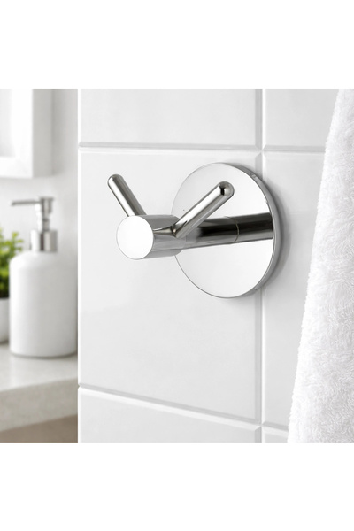 ÇELİK BANYO PI10-002 - PIRIL 2'Lİ ASKILIK (YAPIŞKANLI)