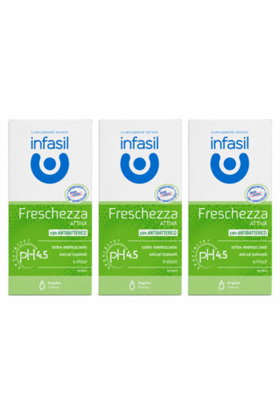 İnfasil ASSELTI ®   Set - 3 x Detergent intim Freschezza Attiva, 200 ml