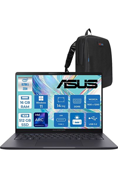 ASUS Expertbook B3 (B3405CCA) Intel® Core™ Ultra 5 225H 16GB Ddr5 512GB SSD I...