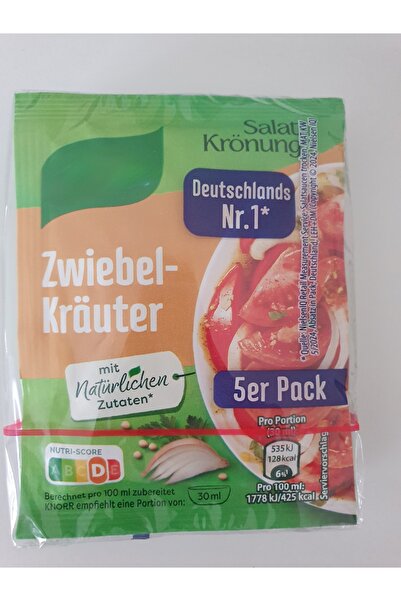 ALDİ Salat krönung Zwiebel-Kräuter 5'li paket