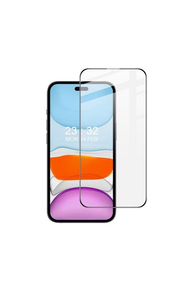 İmak Apple iPhone 15 Pro Max 9H Προστατευτικό Τζαμάκι Πλήρους Οθόνης Σειρά Pr...