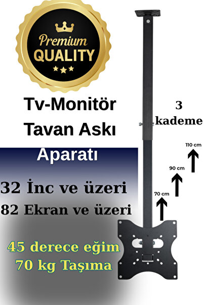 harry Tüm Televizyonlara Uyumlu 32 İnc ( 82 Ekran ) Üzeri 1.Kalite Tavan Askı...
