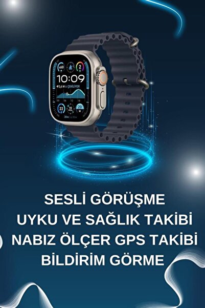 markentegra Akıllı Saat Bluetooth Bağlantılı NFC ve GPS Uyumlu Nabız Ölçer Se...