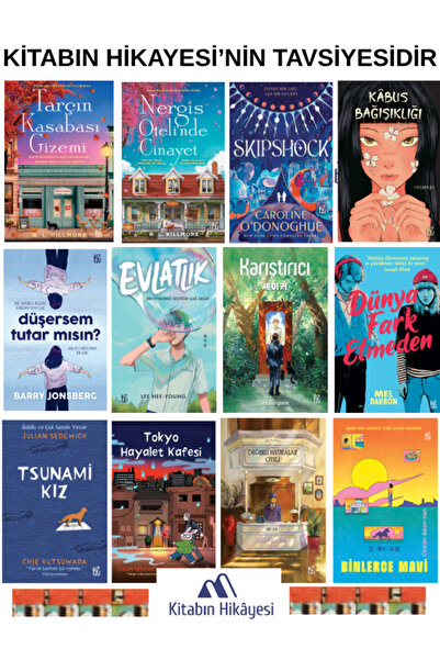 Yuzu Kitap NİTELİKLİ BİLİM KURGU(12KİTAP) Nergis Oteli nde Cinayet, Tarçın Ka...