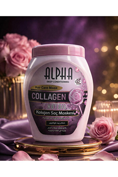 Alpha Collagen Hair Mask Intensive Care Complex for Shiny and Strong Hair 1000ml