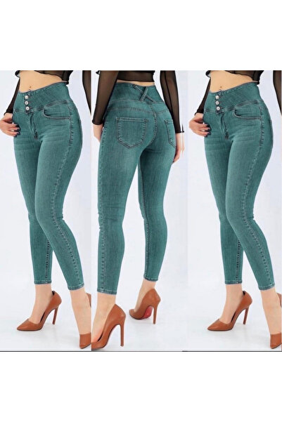 DRESSIFY WOMEN’S FASHION Ψηλόμεσο τζιν παντελόνι από λύκρα