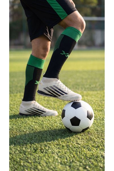 QUNDIR Men's Knitwear Socks Astroturf Football Sports Shoes