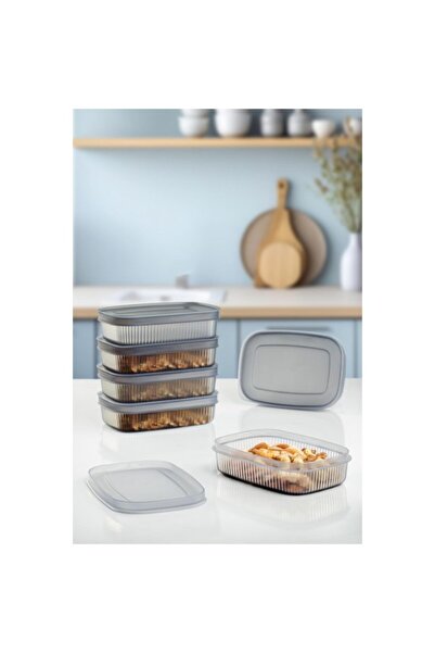 Generic Brand 6 Pieces of Storage Container & Breakfast Cup (600 ml)