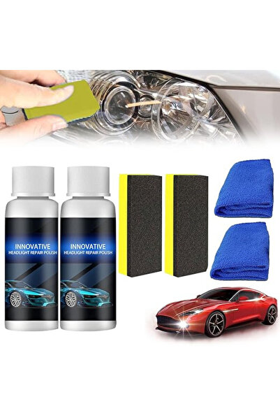 unbranded Soluție Curățare și Polish Faruri Auto – Îndepărtează Oxidarea, Lus...