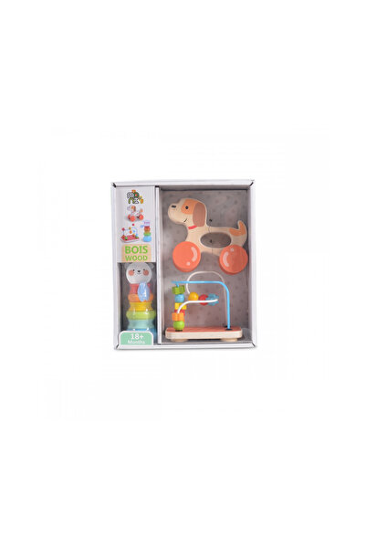 Moni Toys Σετ Ξύλινα Εκπαιδευτικά Παιχνίδια 2203