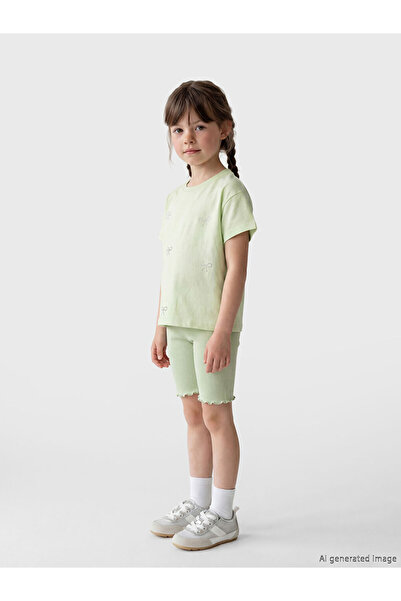LC Waikiki Ribbed Girls' Short Leggings