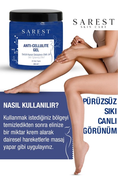 Sarest skincare Firming*1Slimming*Recovering Body Gel That Helps Eliminate Cellulite & Stretch Marks 250 ml