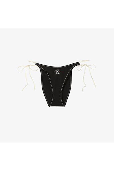 Calvin Klein Side Tie Kadın Siyah Bikini Altı
