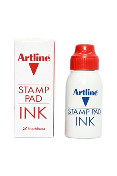 artline ink, for stamps, 50ml - red