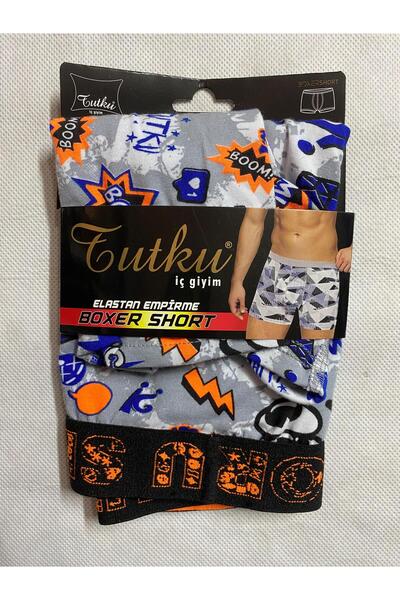NO BRAND TUTKU Erkek Elastan Empirme Spor Boxer