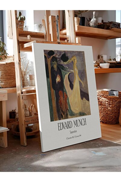 Postifull Edvard Munch - Separare, Tablou pe pânză, Seria de artă NR:111742