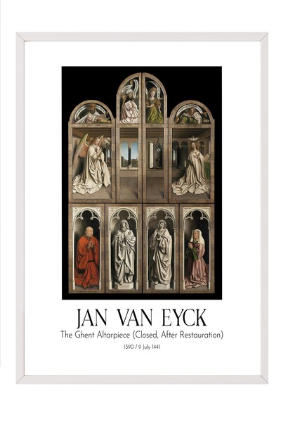 Postifull Jan Van Ajk, Slika u belom okviru, Serija umetnosti BR:112158